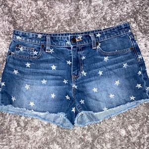Womans sz 2 sexy boyfriend Gap shorts stars ⭐️